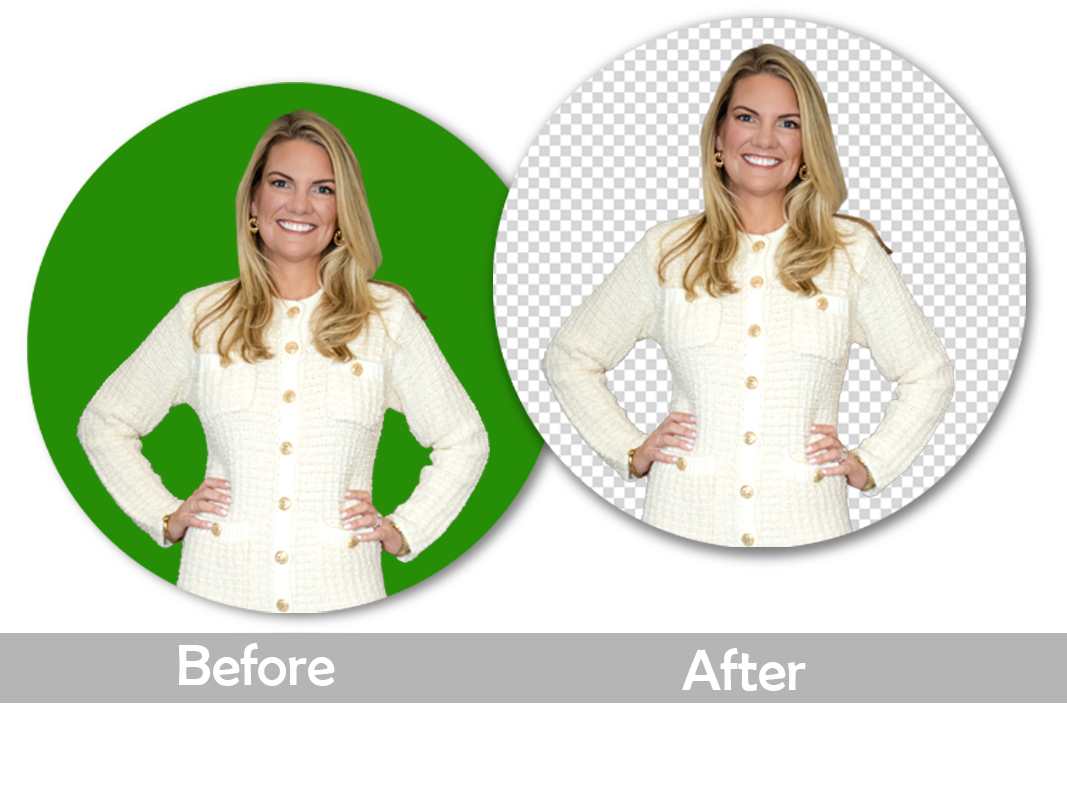 Professional Extraction before and after example by Photographer's Edit Studio